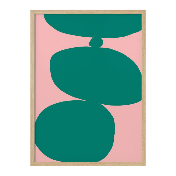 Cuadro "Organic Stacked Forms"