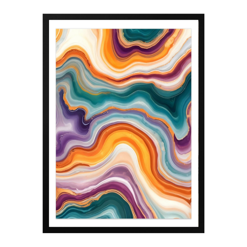 Serenity Agate II Art Print