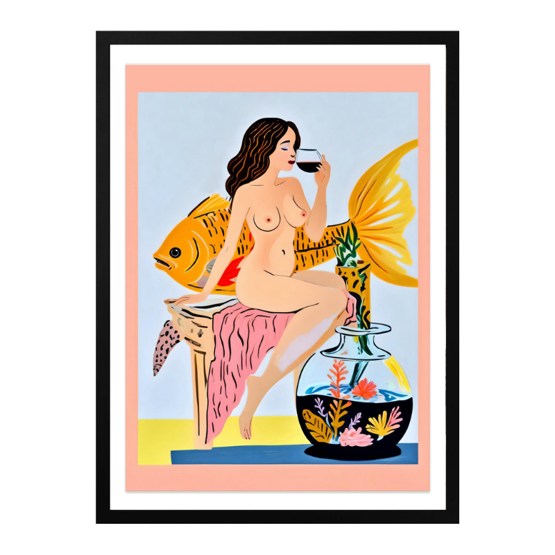 Fishy Shananigans Art Print