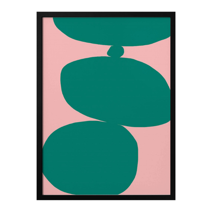 Cuadro "Organic Stacked Forms"