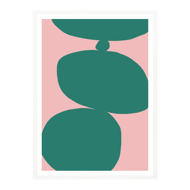 Cuadro "Organic Stacked Forms"
