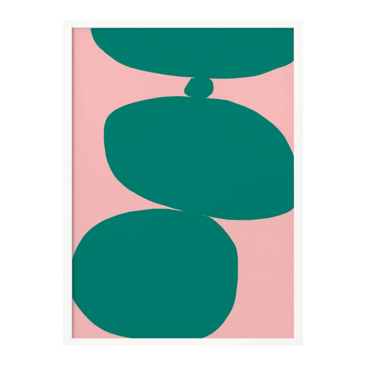 Cuadro "Organic Stacked Forms"
