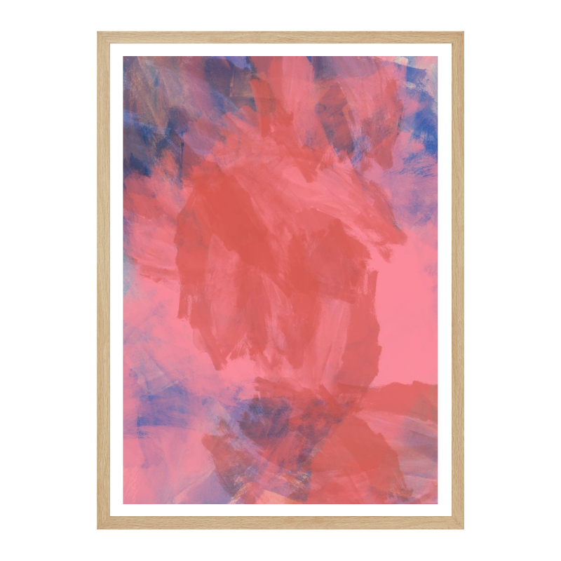 Cuadro "Vibrant Abstract Brushstrokes"