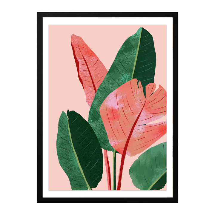 Blush Tropical Art Print