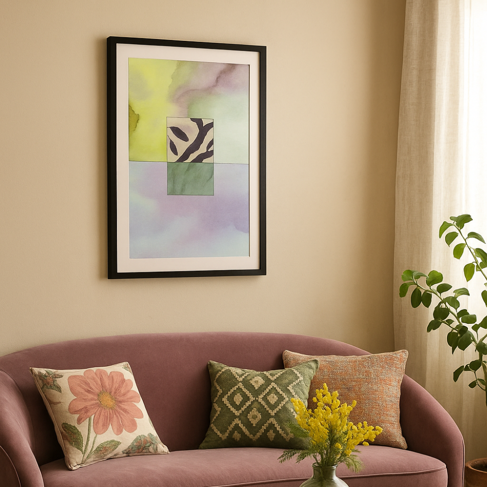 Cuadro "Watercolor abstract composition 8"