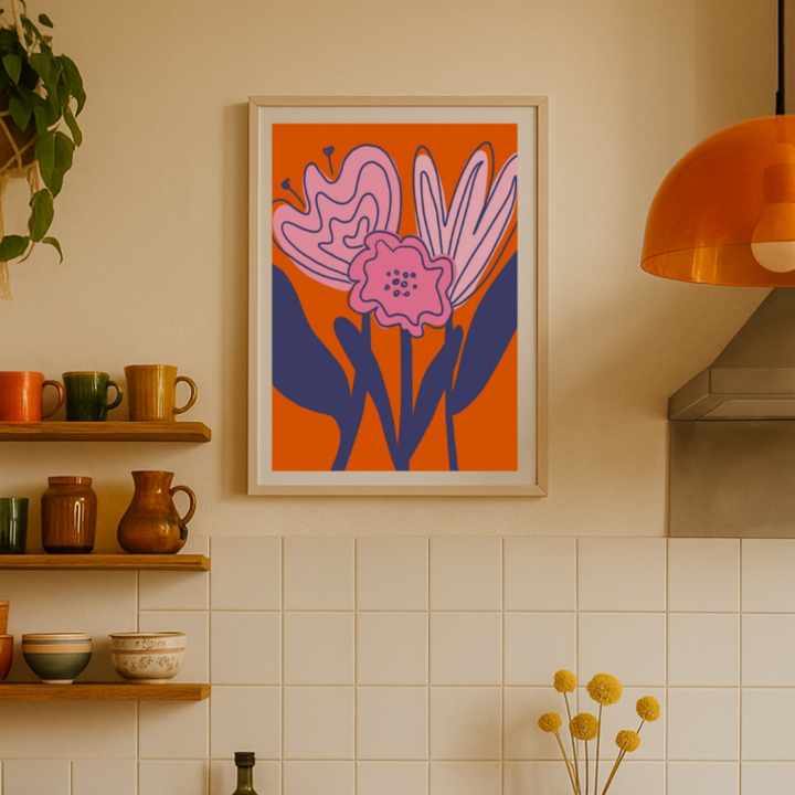 Cuadro "Abstract Flowers"
