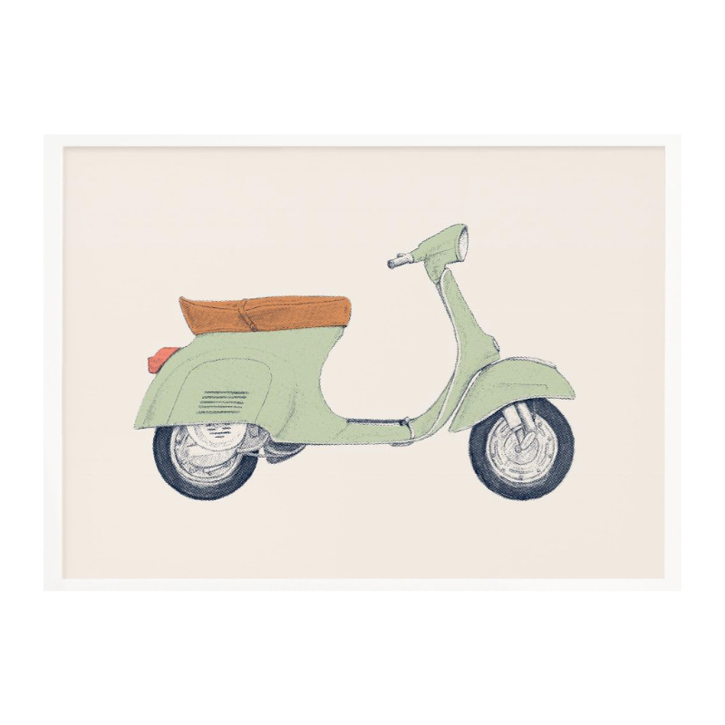 Vespa Print Art Print