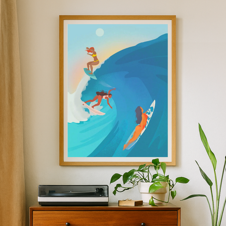 Cuadro "Surfers"