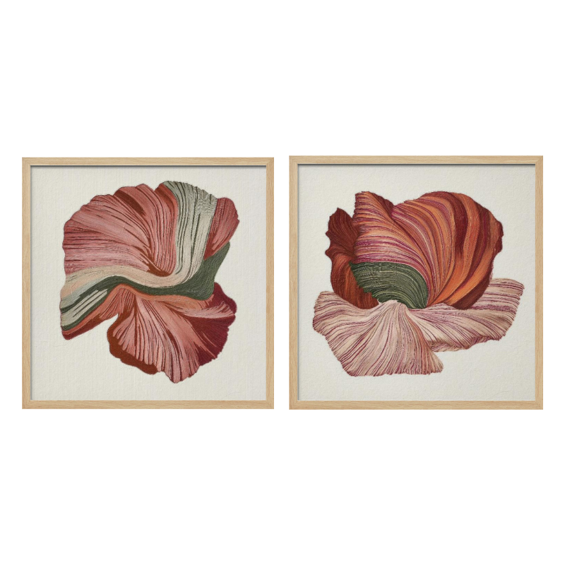 Set de cuadros "Floral Lines"