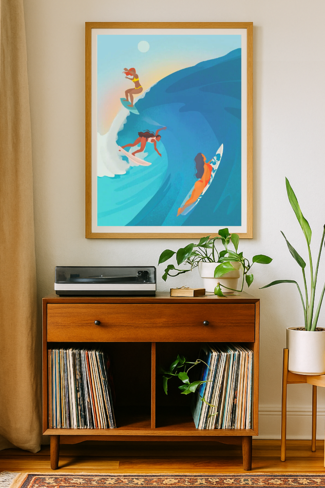 Cuadro "Surfers"