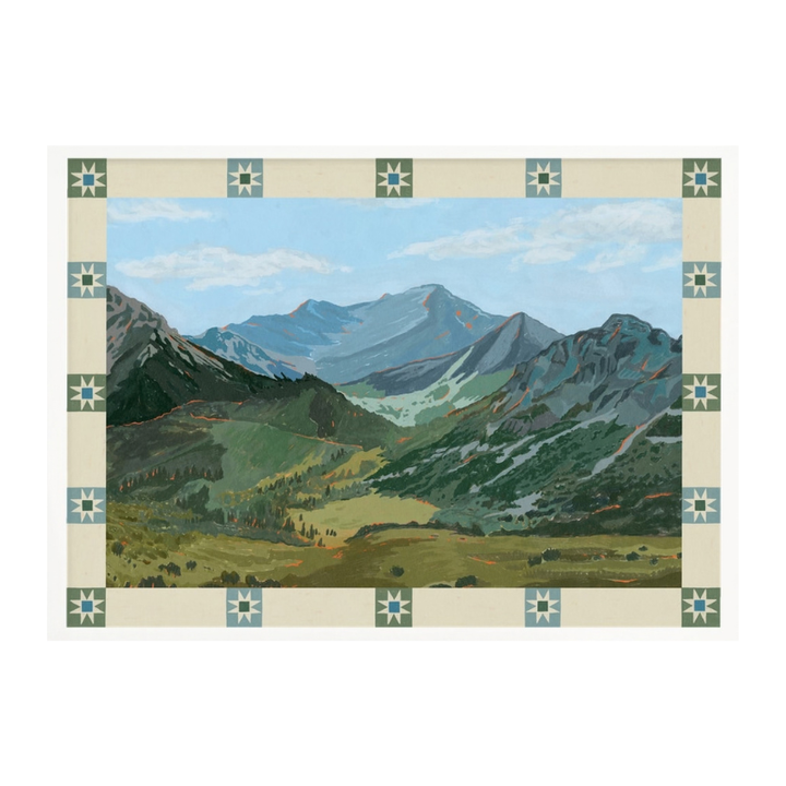 Cuadro "Scenic Alpine Valley"
