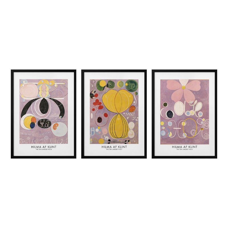 Set de cuadros "Spiritual Forms"