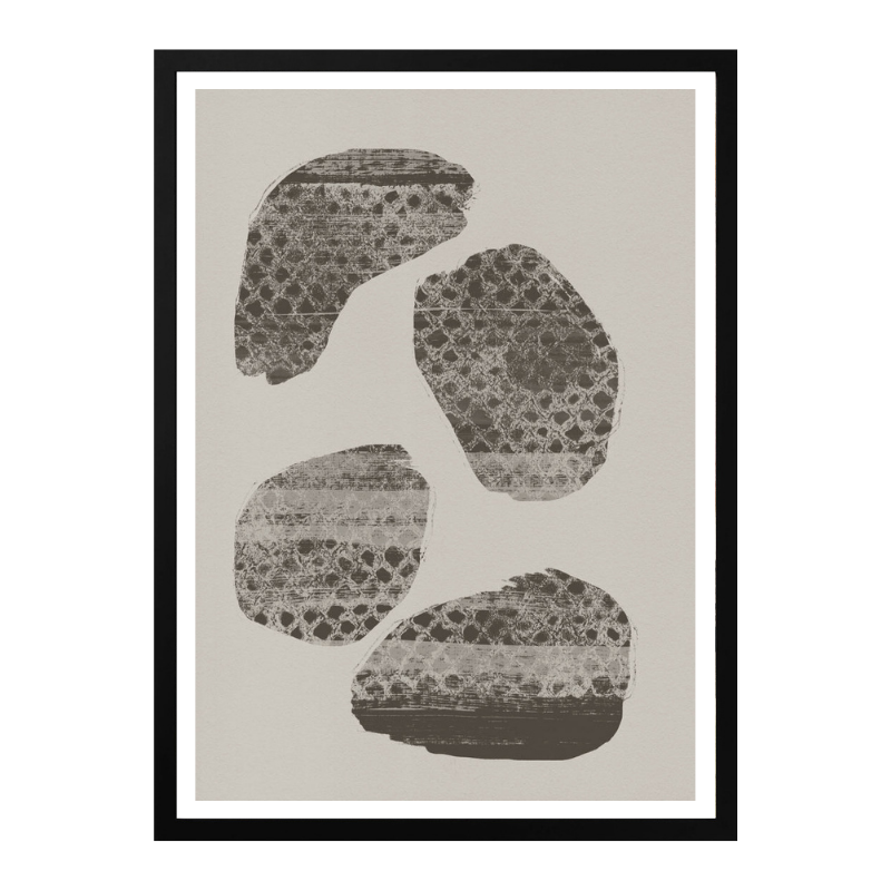 Cuadro "Textured Abstract Forms"