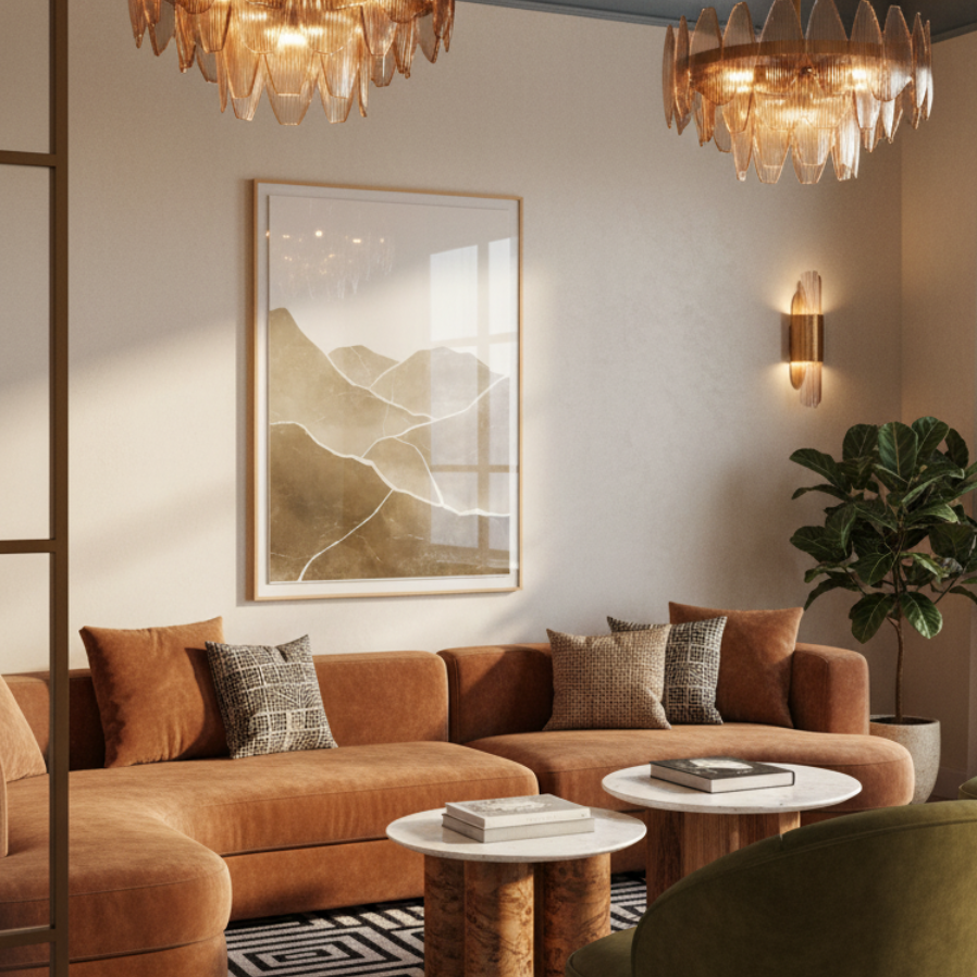 Cuadro "Simple Landscape II"