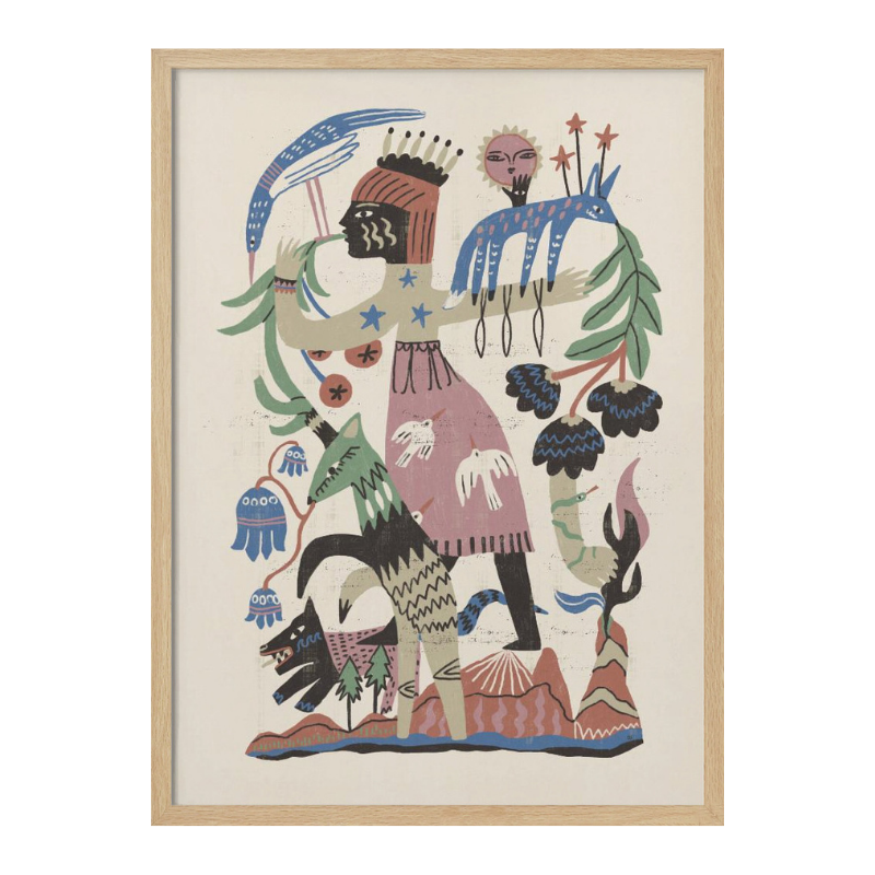Cuadro "Mythical Nature Queen"