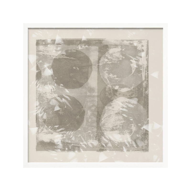Cuadro "Distressed Neutral Circles"