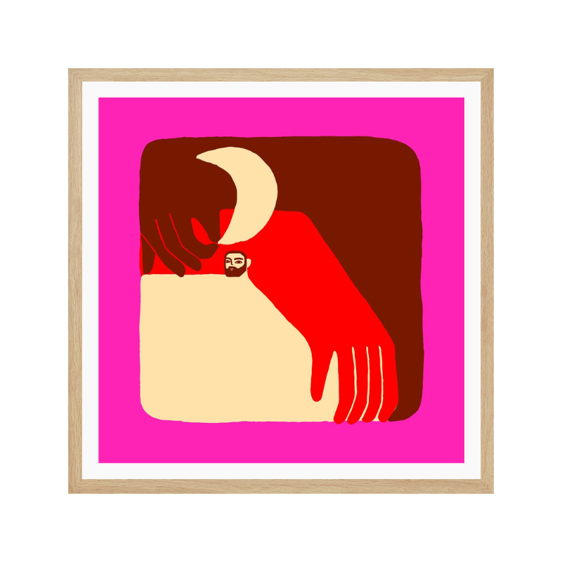 Cuadro "Human Forms with a Vivid Color Palette"