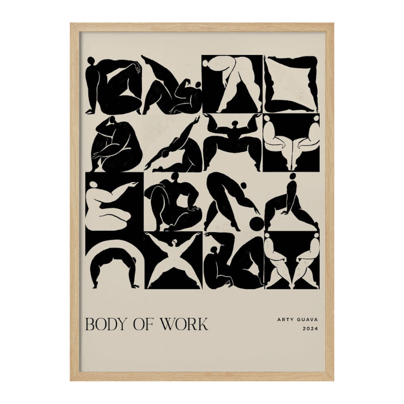 Body of Work (Noir) Art Print