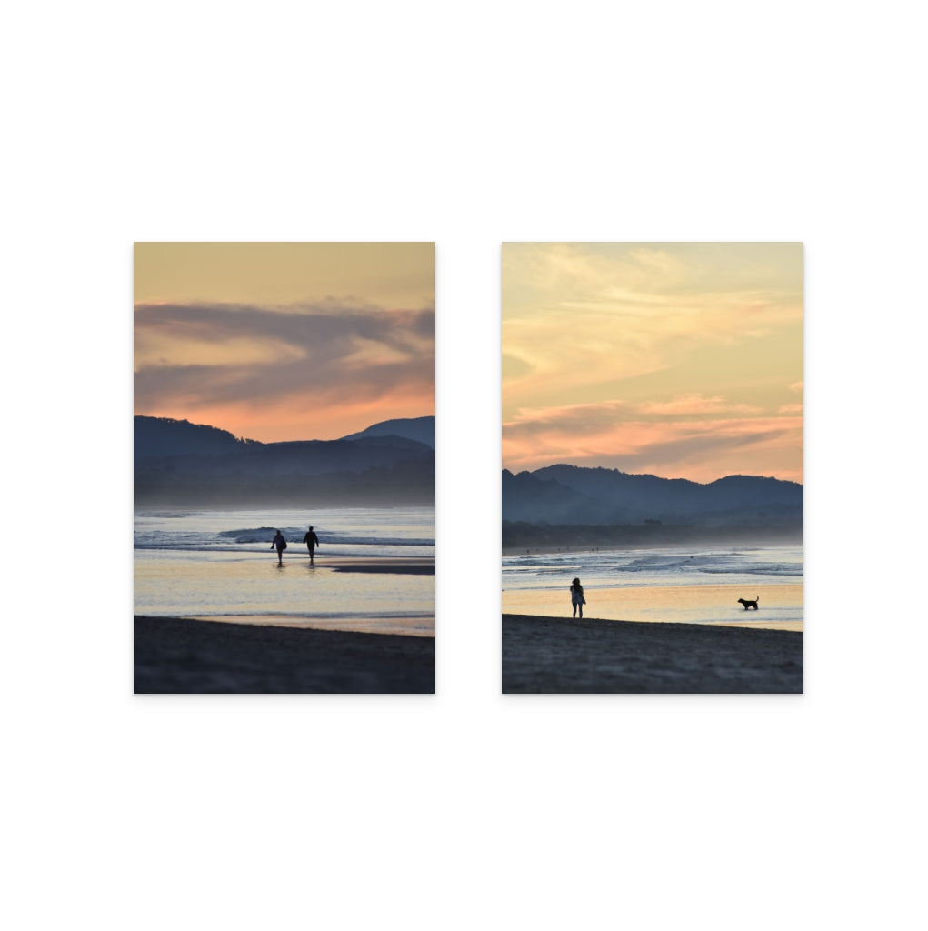 Set "Atardecer en Byron" + "Atardecer en Byron 2" Art Prints