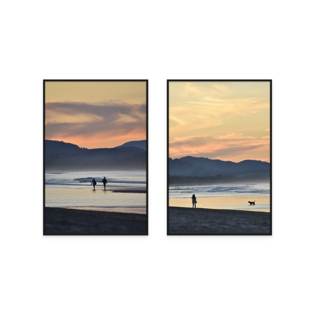 Set "Atardecer en Byron" Art Prints