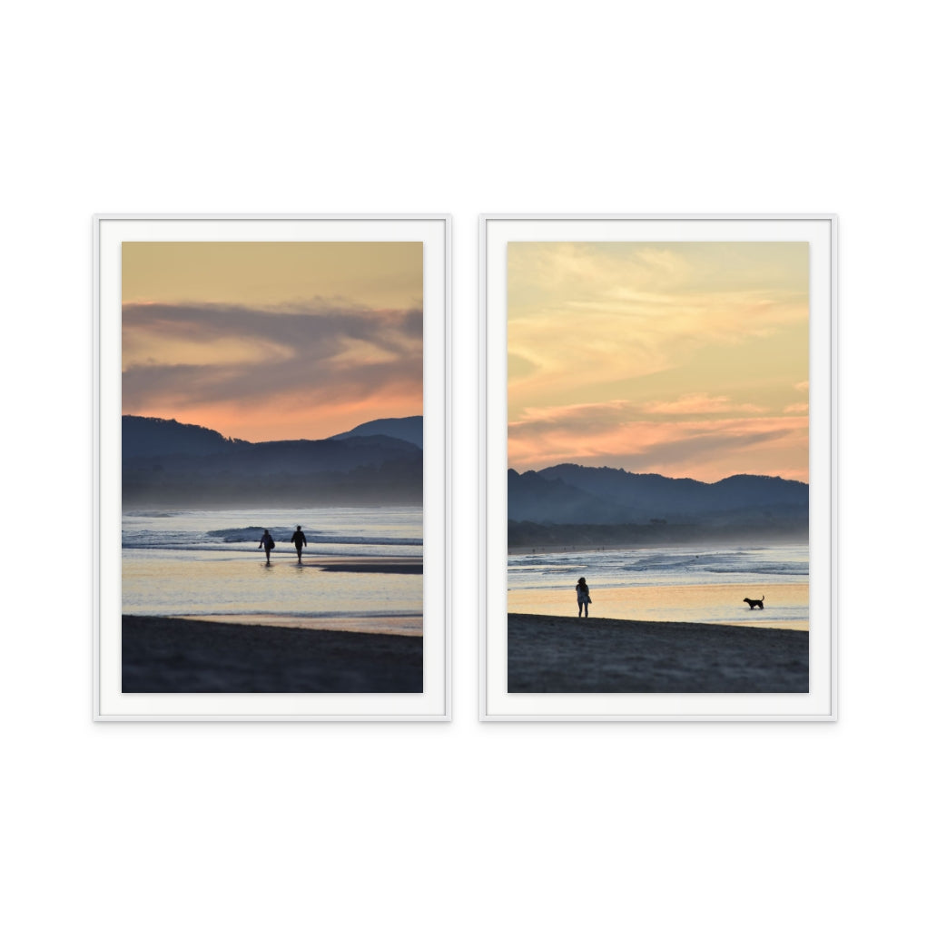 Set "Sunset in Byron" + "Sunset in Byron 2" Art Prints