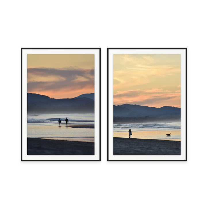 Set "Atardecer en Byron" + "Atardecer en Byron 2" Art Prints