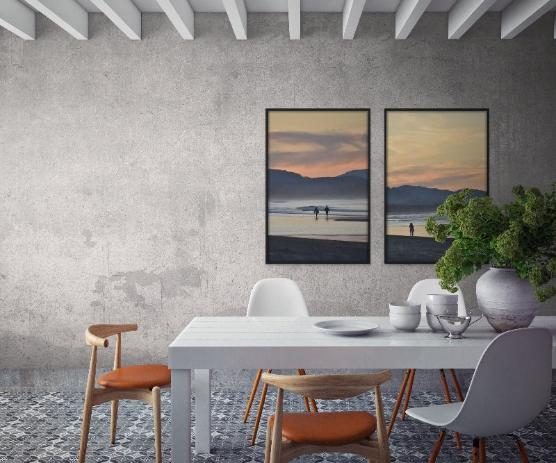 Set "Atardecer en Byron" Art Prints