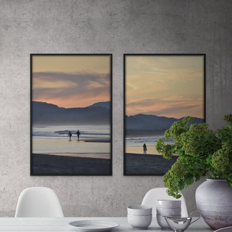 Set "Sunset in Byron" + "Sunset in Byron 2" Art Prints