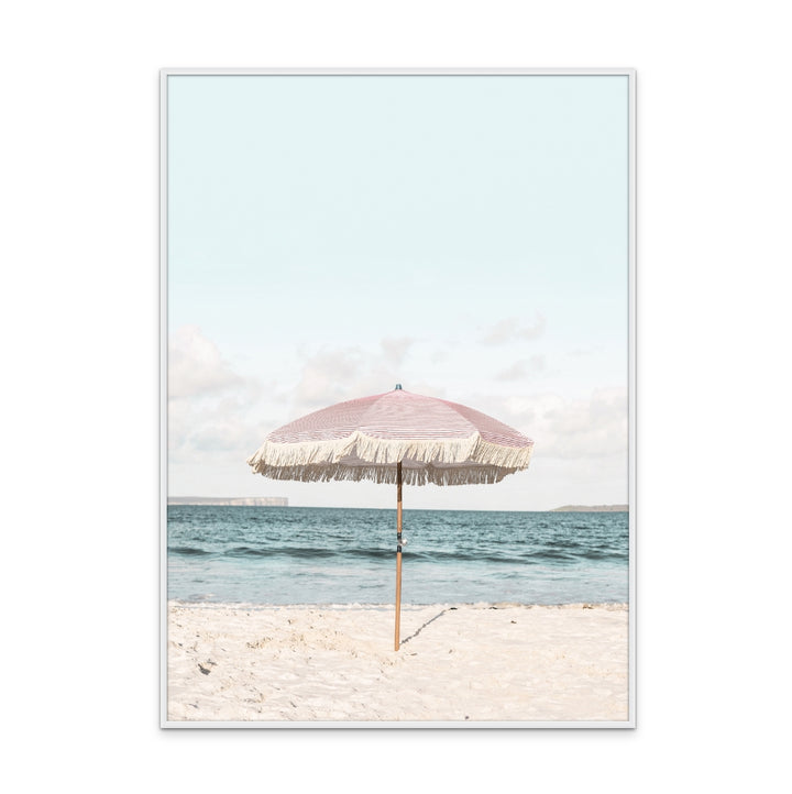 Pink Umbrella Art Print