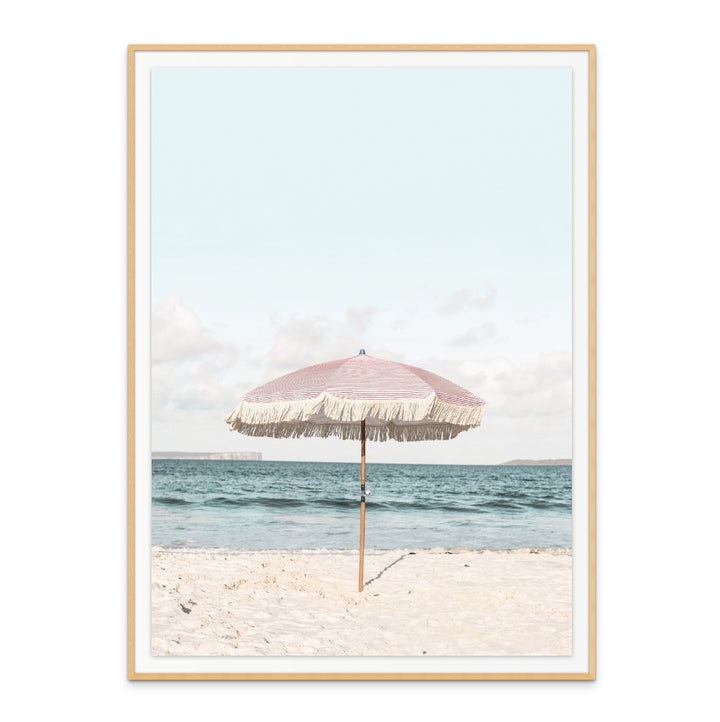 Pink Umbrella Art Print