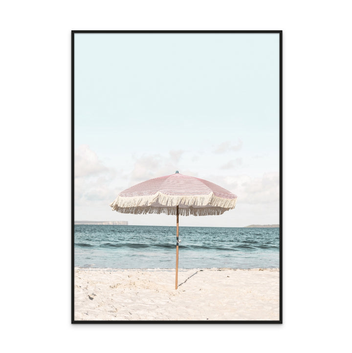 Pink Umbrella Art Print