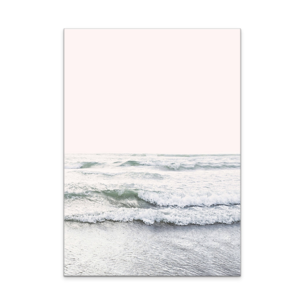 Blush Ocean Art Print