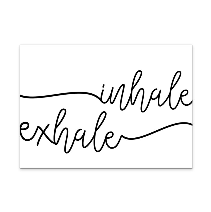 Inhale x Exhale Art Print