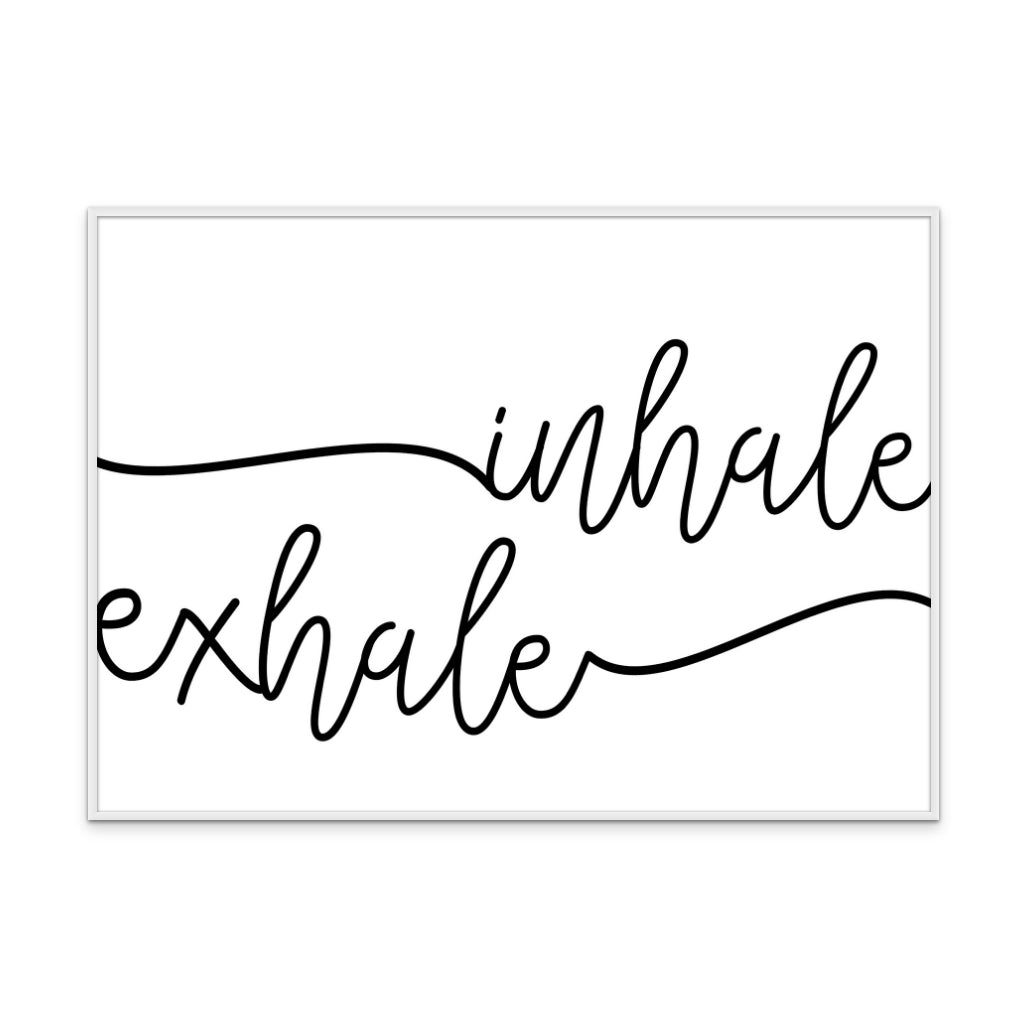 Inhale x Exhale Art Print