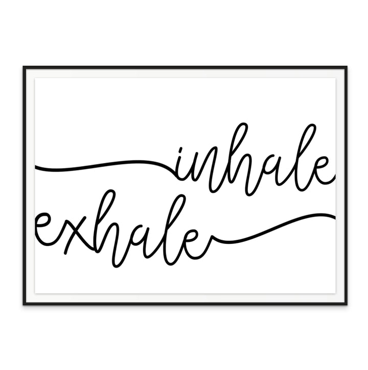 Inhale x Exhale Art Print