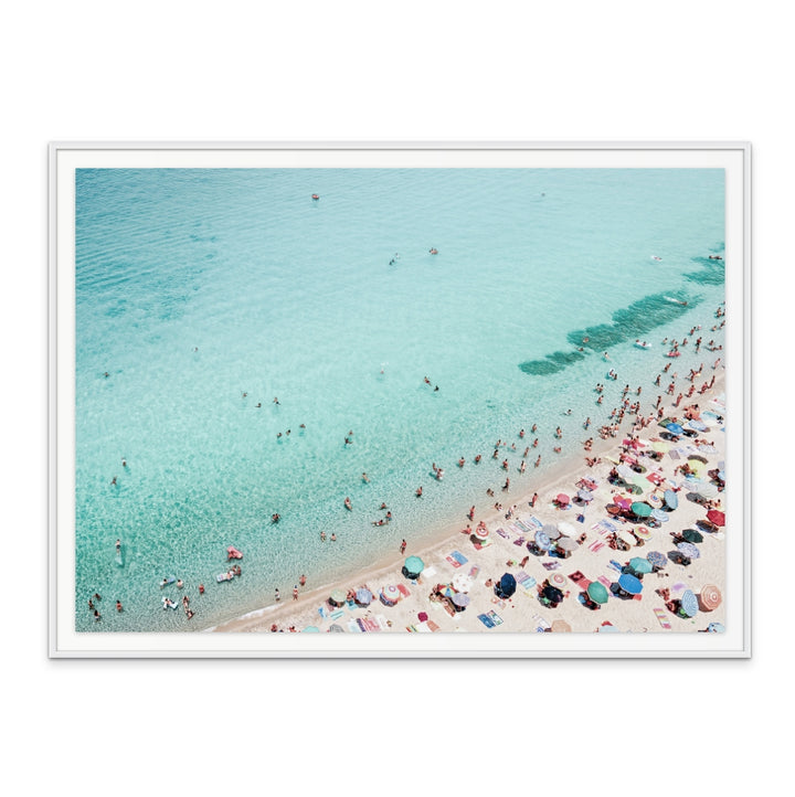 Busy Beach Art Print