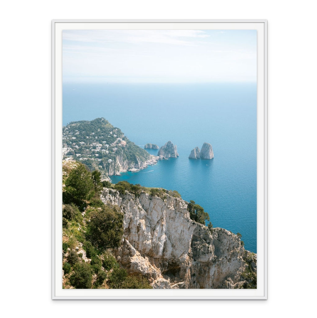 Coast of Capri Italy Art Print