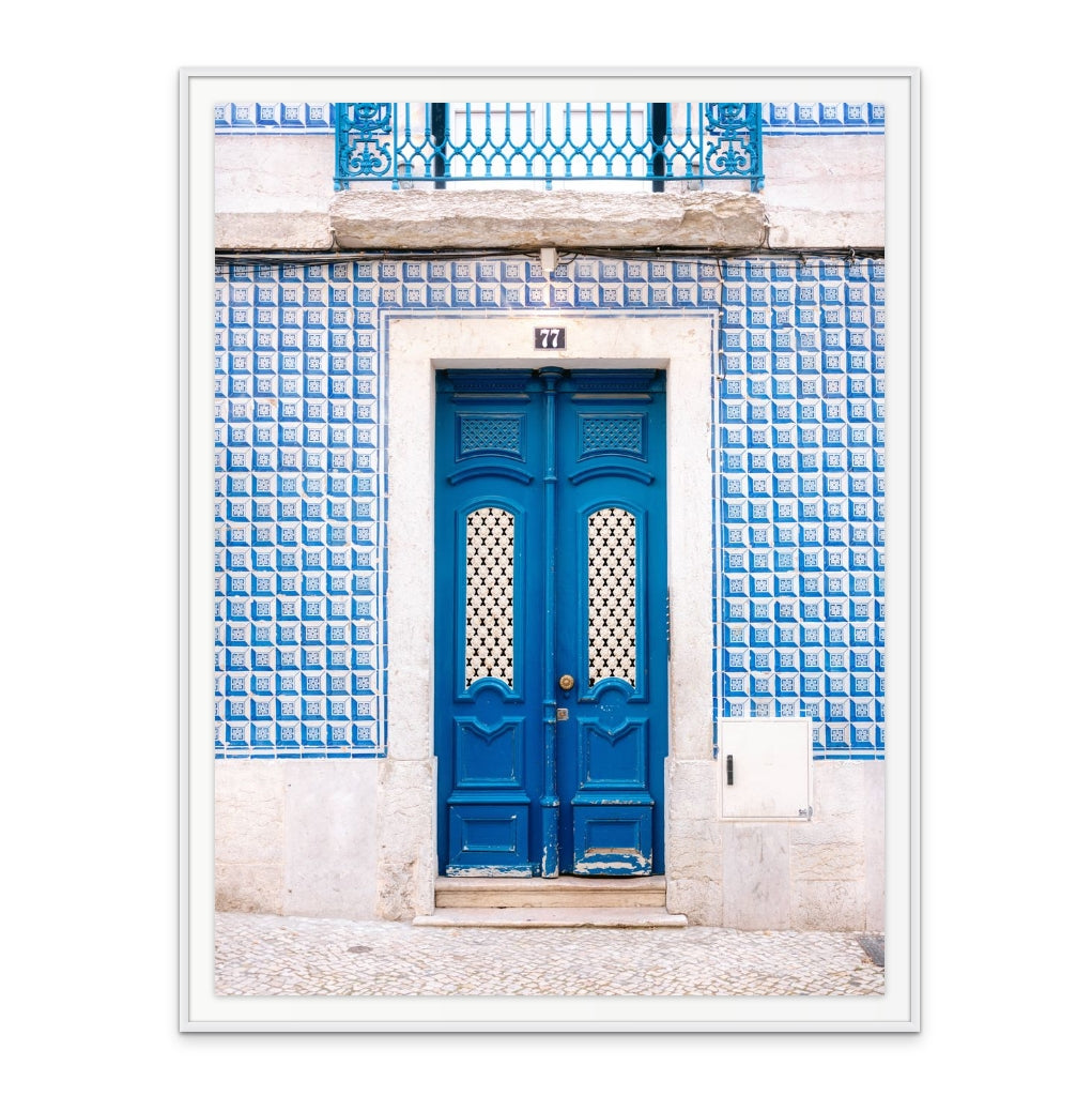 Blue Lisbon Art Print