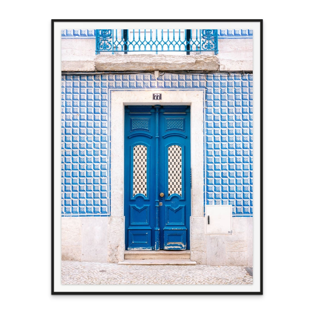 Blue Lisbon Art Print