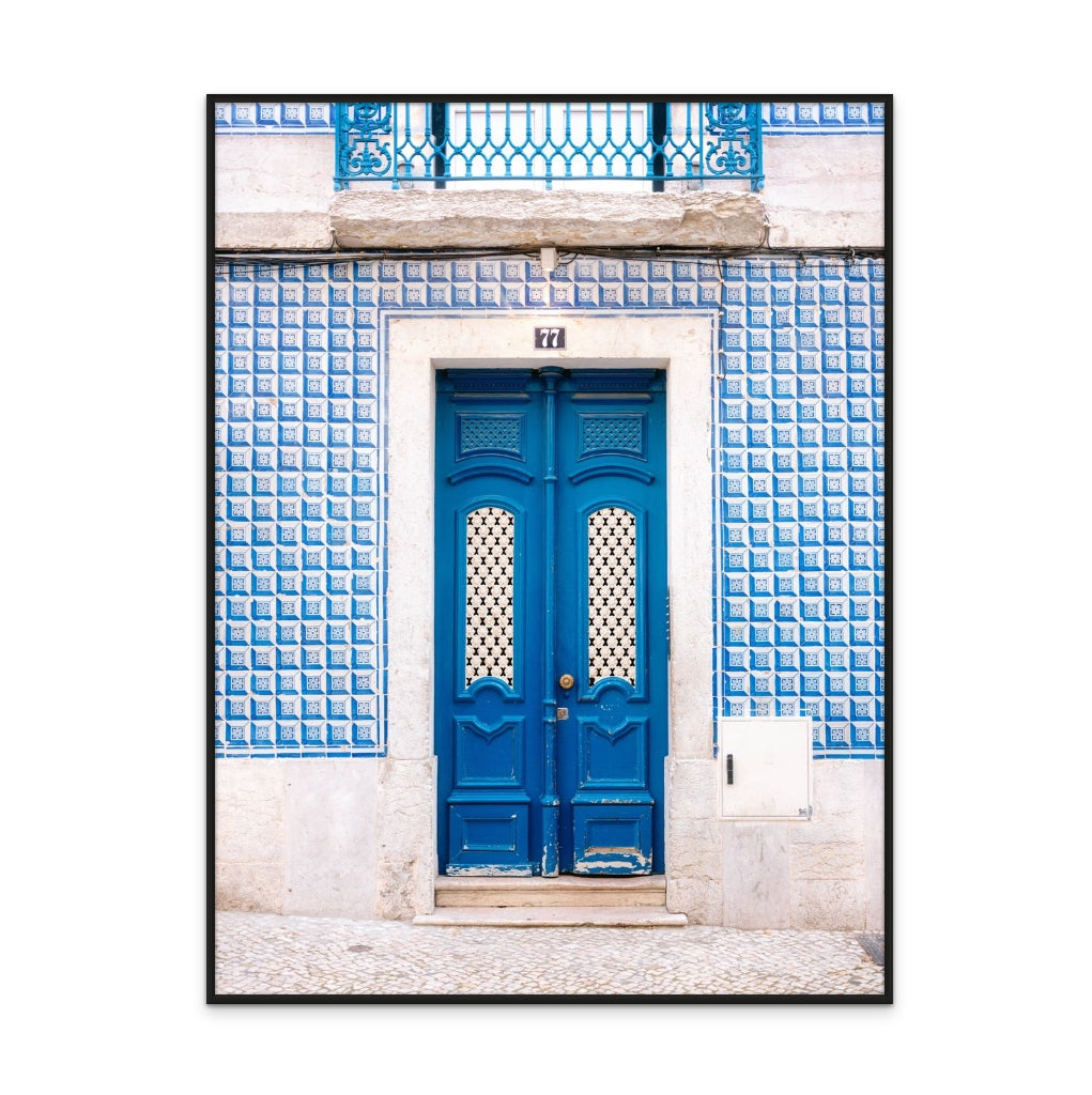 Blue Lisbon Art Print