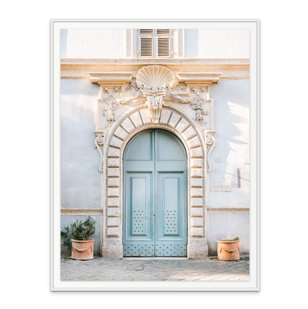 Blue tones of Rome - Italy travel photography II Art Print