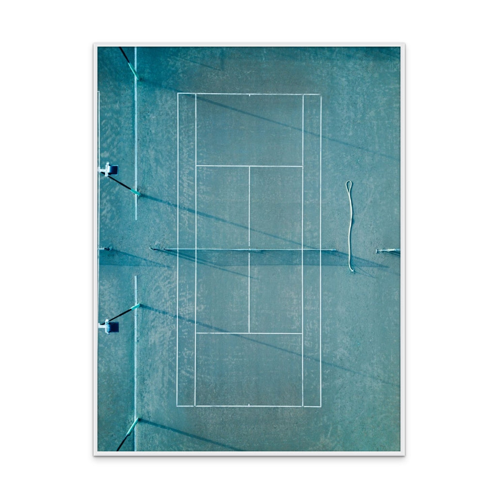 Tennis Court Green 2 Art Print