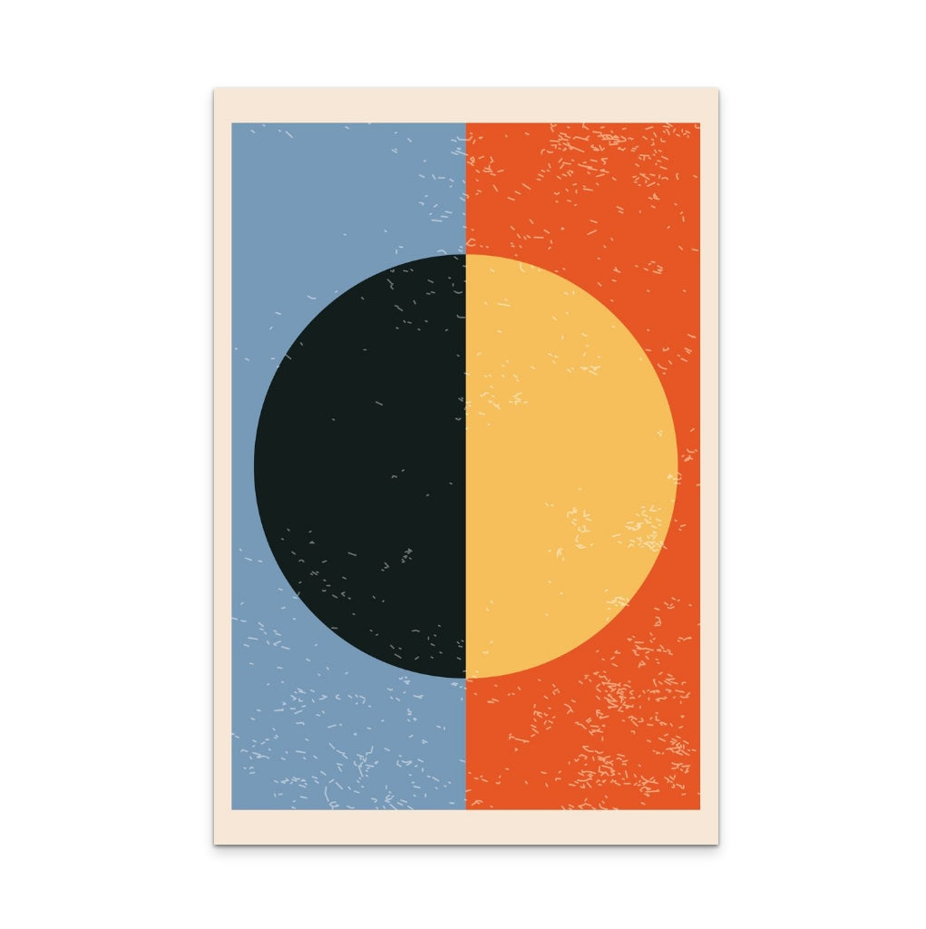 Minimal Abstract Shapes Series #27 Art Print