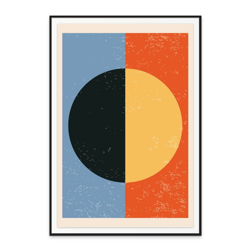 Minimal Abstract Shapes Series #27 Art Print