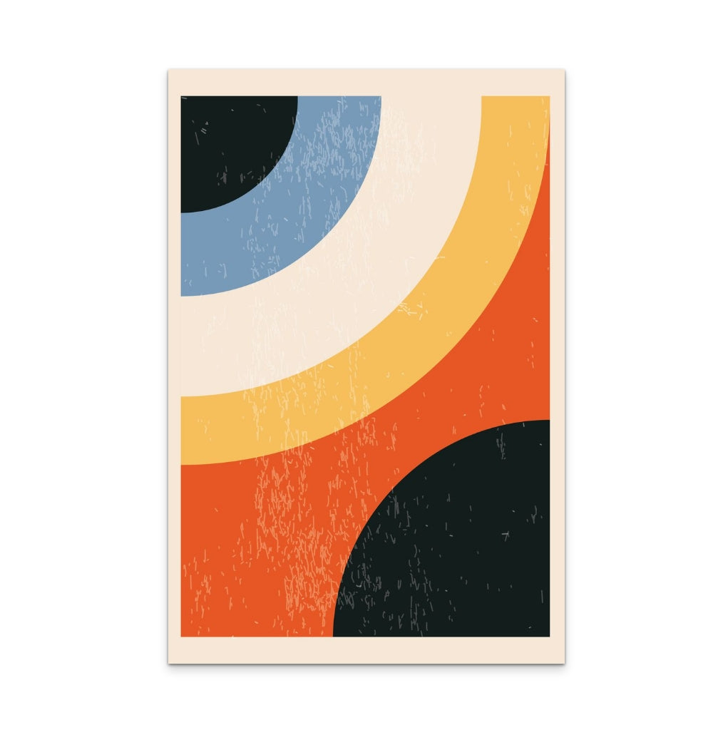 Minimal Abstract Shapes Series #24 Art Print