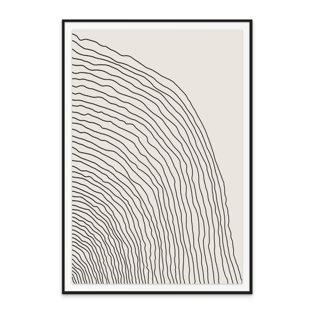 Boho Lines Series #7 Art Print