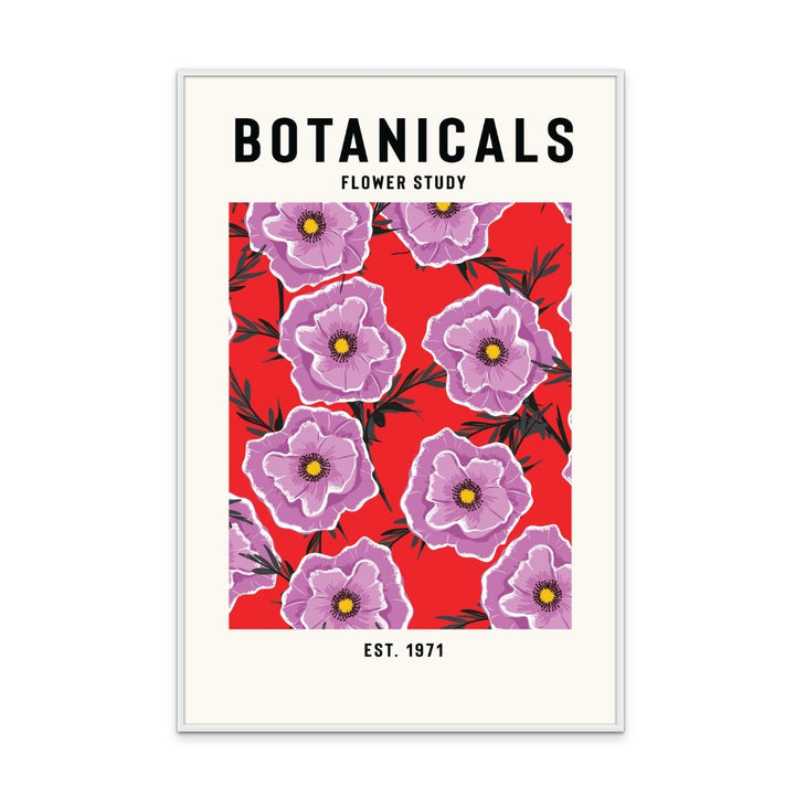 Botanicals Flower Study Art Print