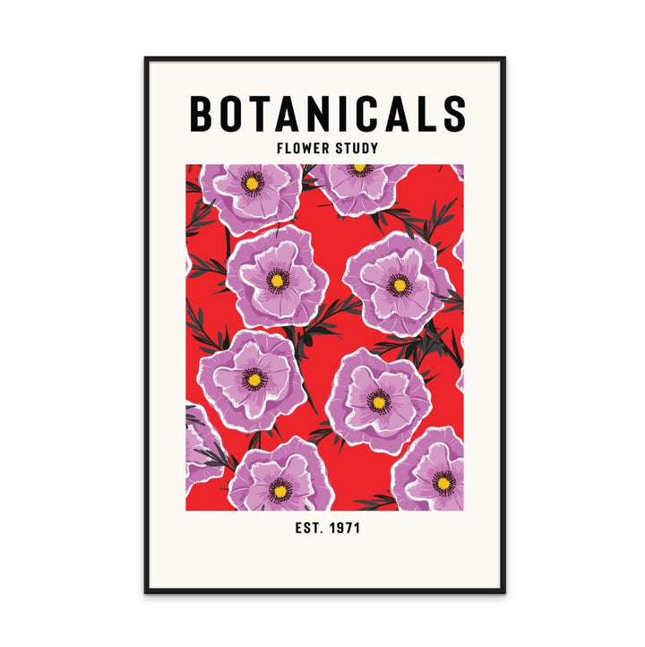 Botanicals Flower Study Art Print