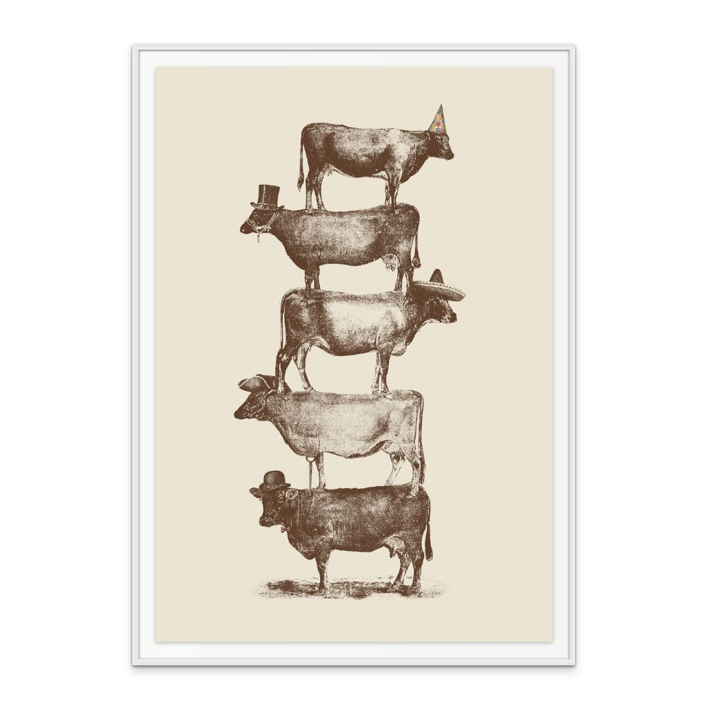 Cow Cow Nuts Art Print