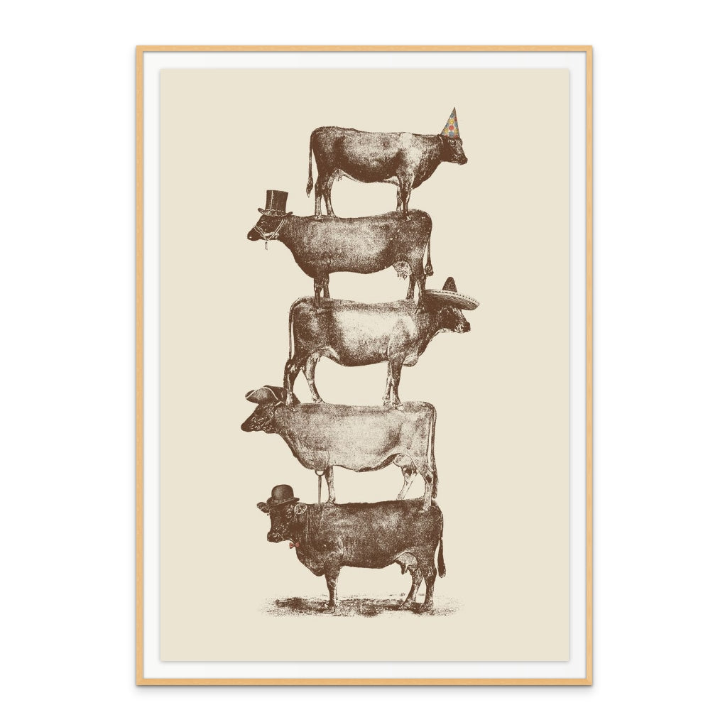 Cow Cow Nuts Art Print